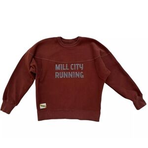 Tracksmith Maroon Mill City Running Sweatshirt
